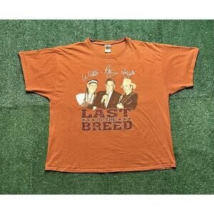 Vintage Y2K Willie Nelson ‘Last of the Breed’ Music Shirt